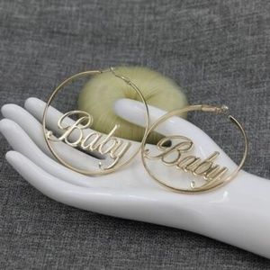 Baby Baby Gold Hoops
